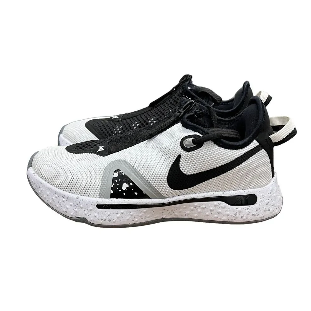 Nike Sneakers Mens 6 Black White PG 4 PAUL GEORGE BASKETBALL RARE NEW CD5079 100